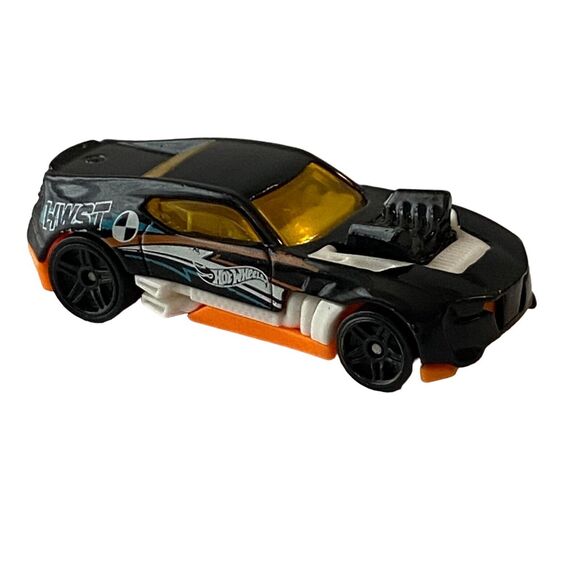Mattel Hot Wheels Twinduction Mini Diecast Car Track Builders 2010 Black - Picture 1 of 11
